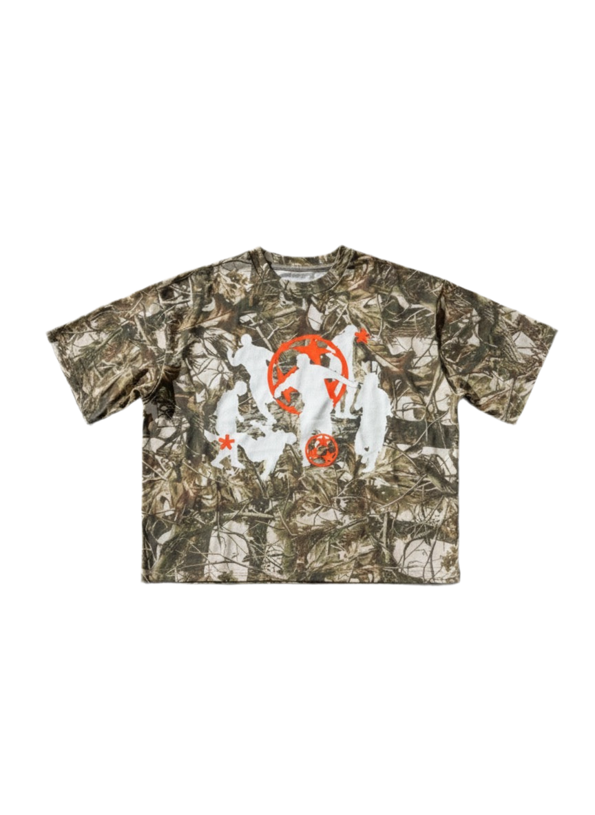 "Troops" Camo T-shirt（250GSM）