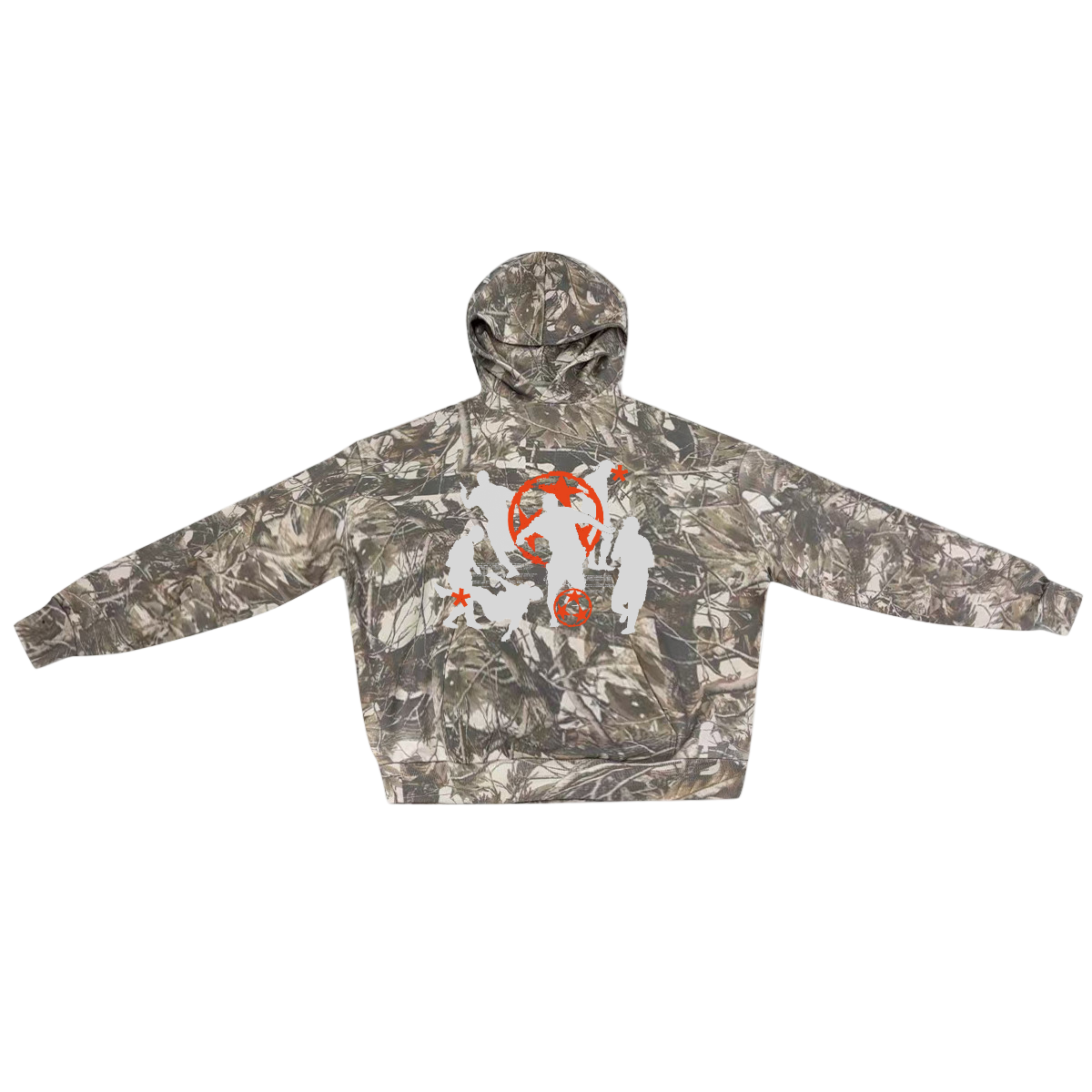 "Troops" French Terry Camo Hoodie（400GSM）
