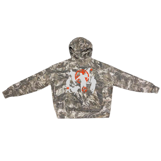 "Troops" French Terry Camo Hoodie（400GSM）