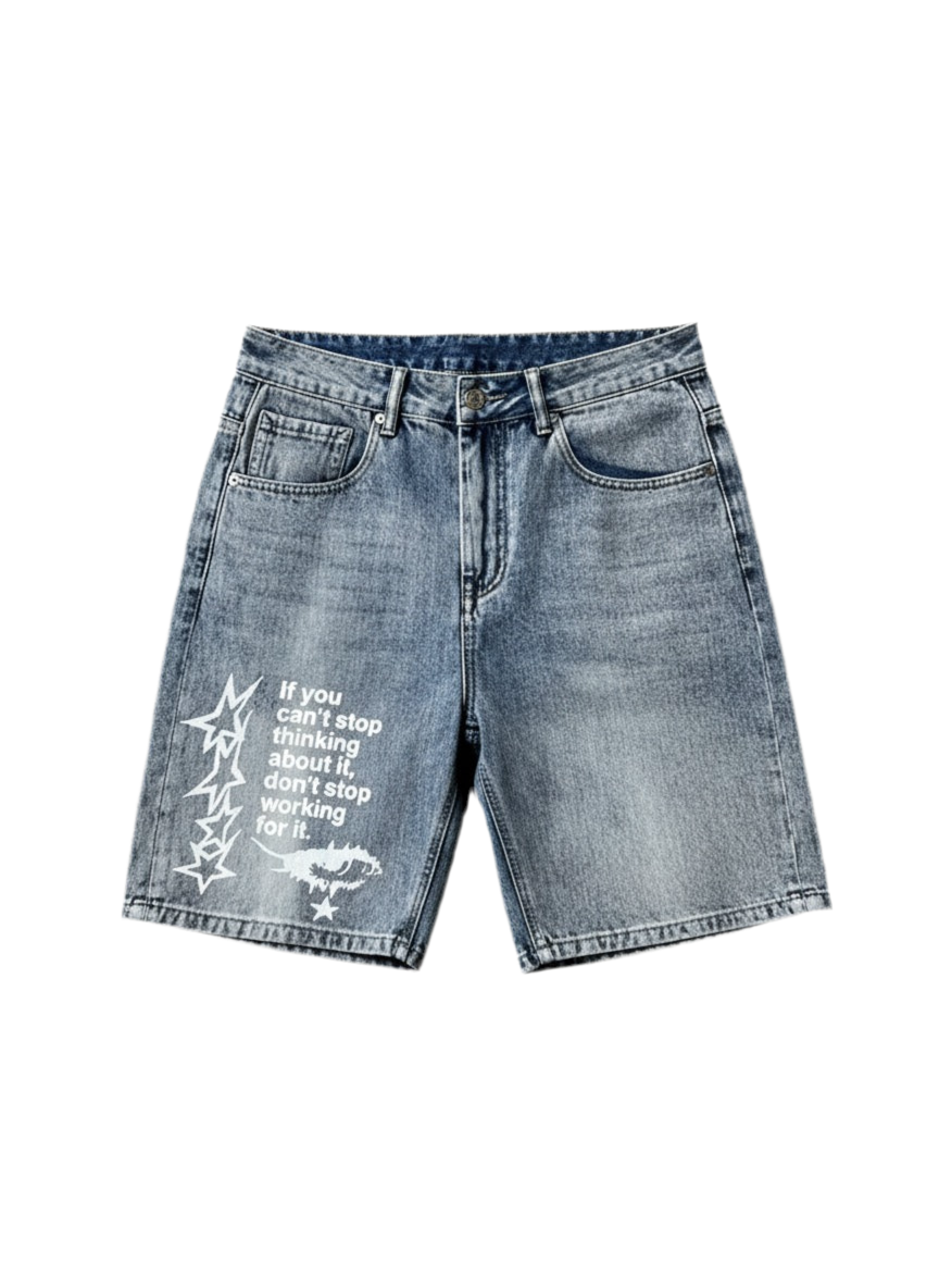 "Dont Stop" Loose Jorts